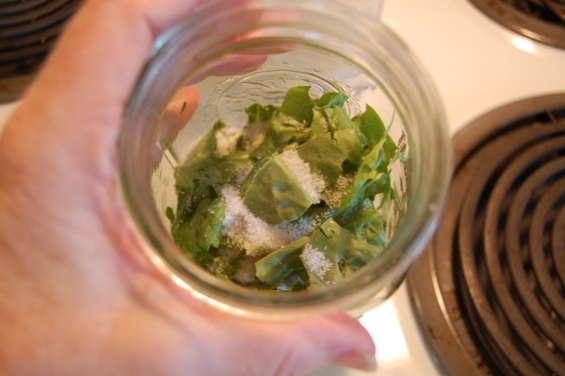 How I wash a small amount of lettuce